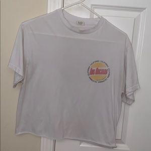 white  shirt w/ los angeles design